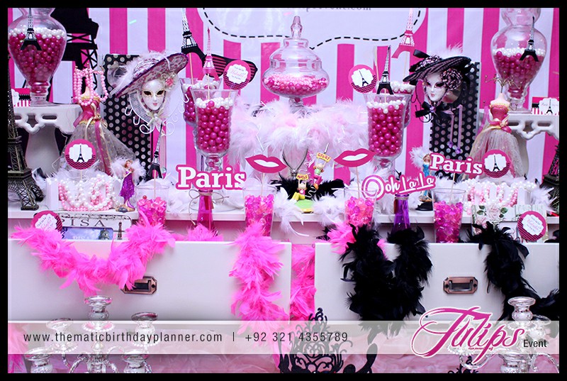 Ooh La La Paris girls theme party ideas in Pakistan (15)