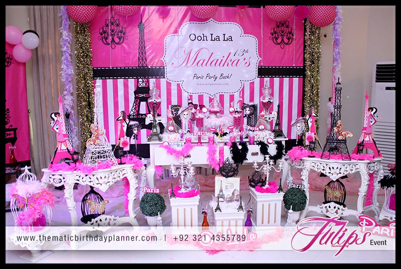 Ooh La La Paris girls theme party ideas in Pakistan (17)