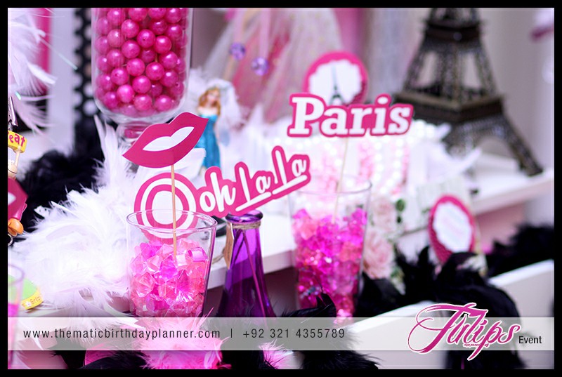 Ooh La La Paris girls theme party ideas in Pakistan (2)