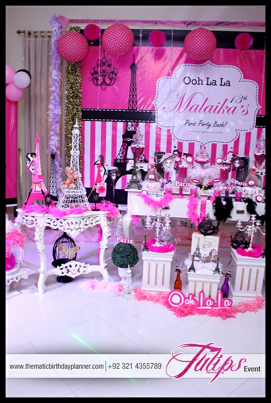 Ooh La La Paris girls theme party ideas in Pakistan (4)