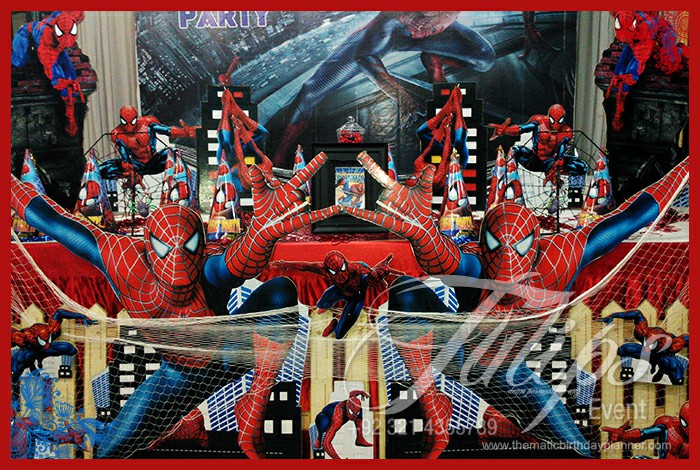 Spiderman themed party decor ideas planner in Pakistan (11)