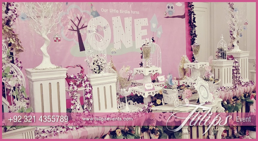 cute little birdie first party theme ideas in Pakistan (9)