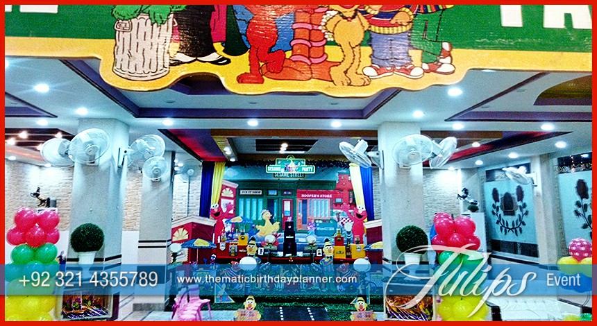 sesame street birthday decorations ideas in Lahore Pakistan (2)