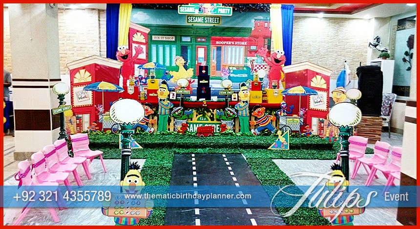 sesame street birthday decorations ideas in Lahore Pakistan (3)