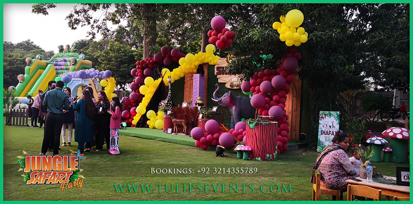 3d Jungle Safari Theme Birthday Party Decor ideas (87)