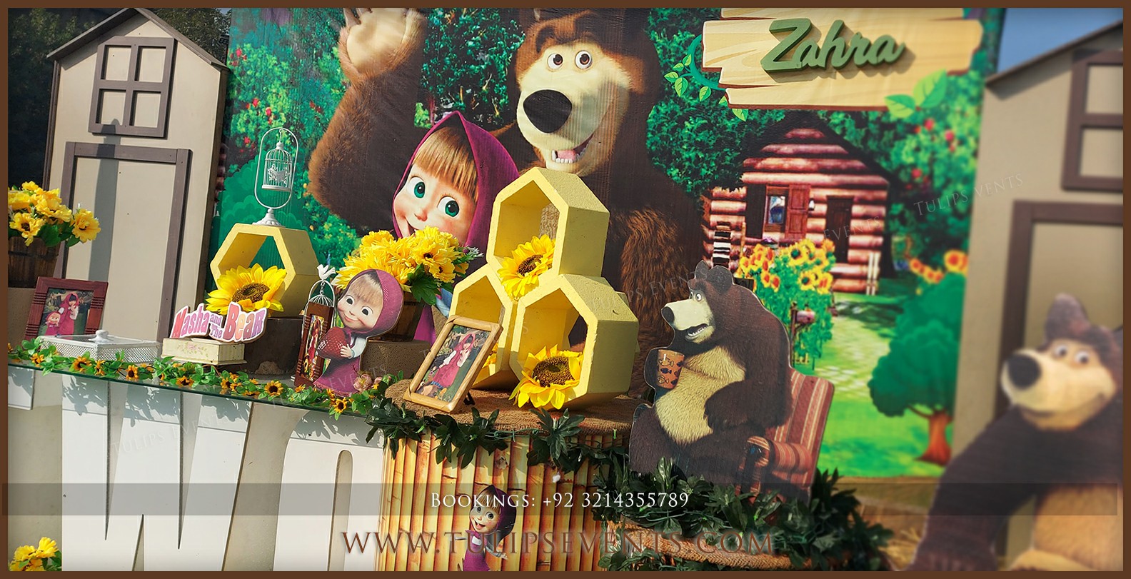 Masha and Bear Birthday Party Decoration Ideas in Pakistan (5)