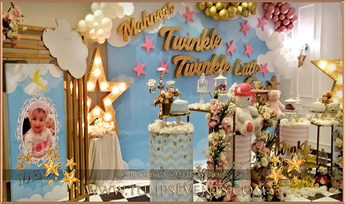 Pastel Twinkle Twinkle Little Star Birthday Decor Ideas (25)