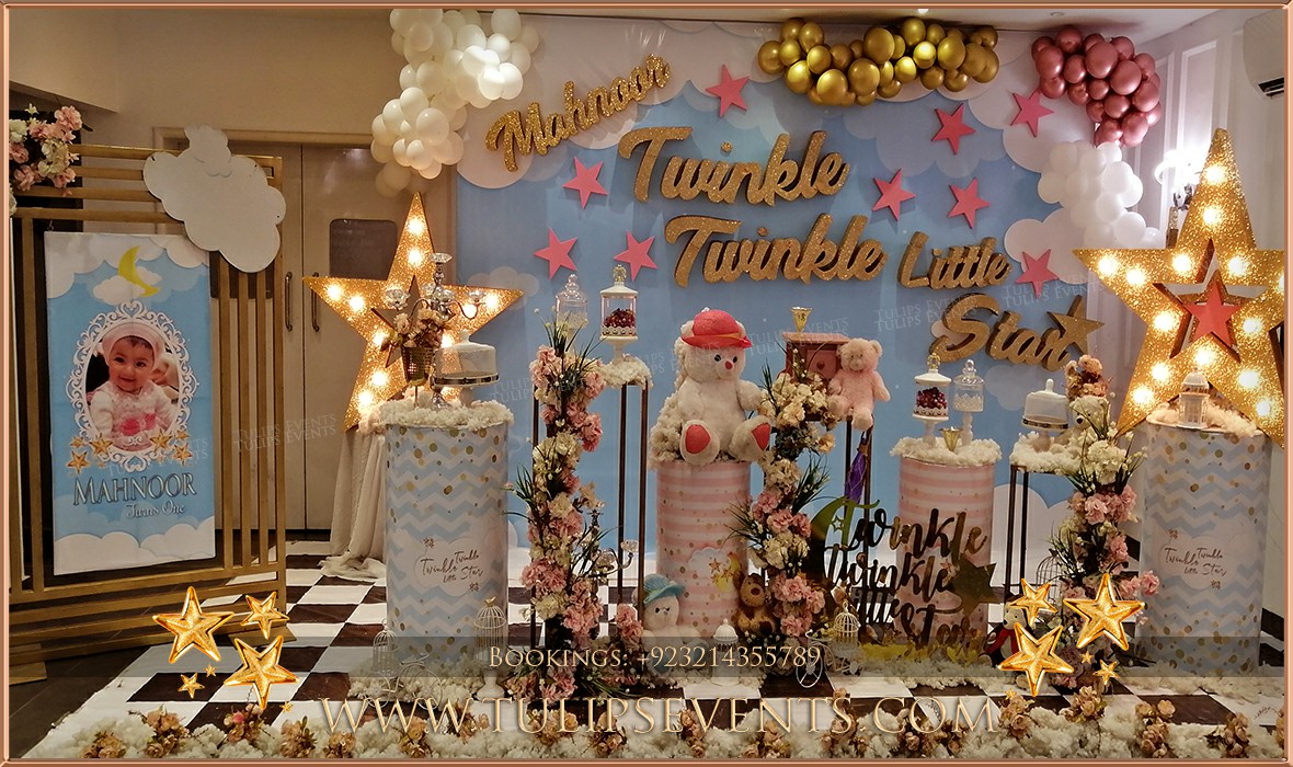 Pastel Twinkle Twinkle Little Star Birthday Decor Ideas (26)