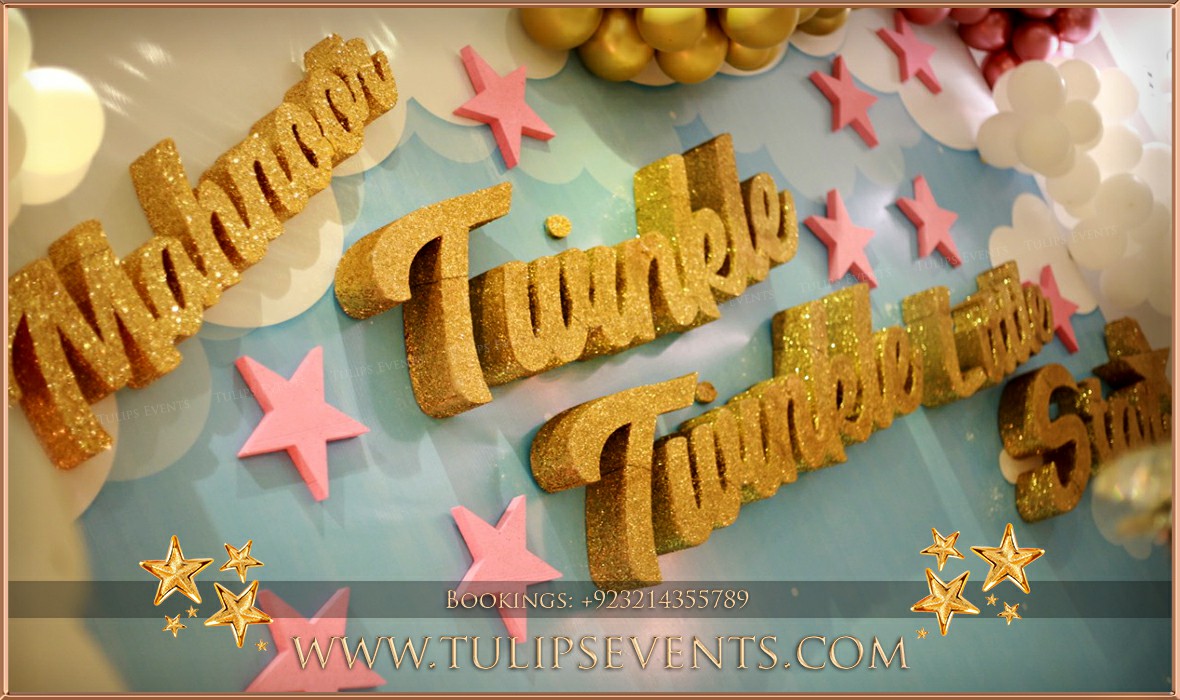 Pastel Twinkle Twinkle Little Star Birthday Decor Ideas (28)