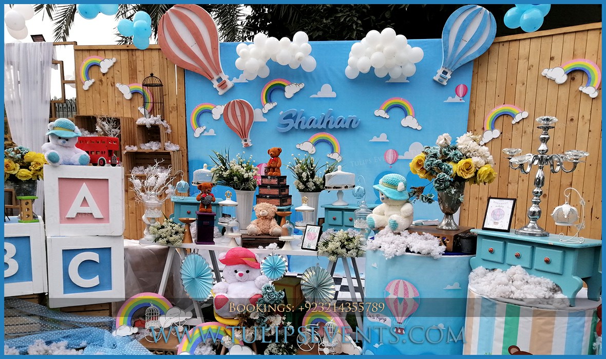 hot air balloon theme birthday party ideas in Pakistan (3)