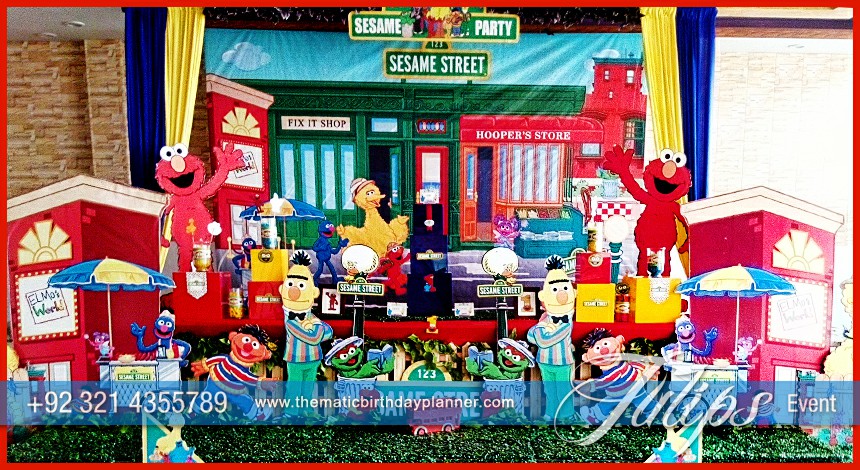 sesame street birthday decorations ideas in Lahore Pakistan (7)